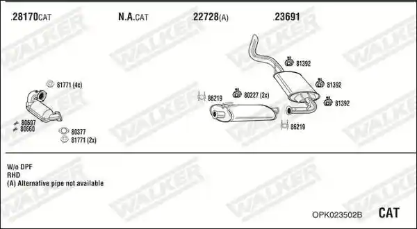 WALKER OPK023502B
