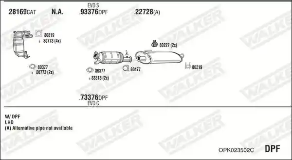 WALKER OPK023502C