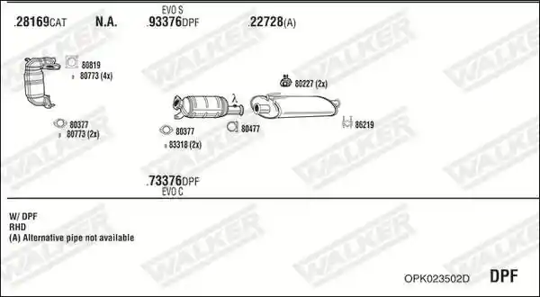 WALKER OPK023502D