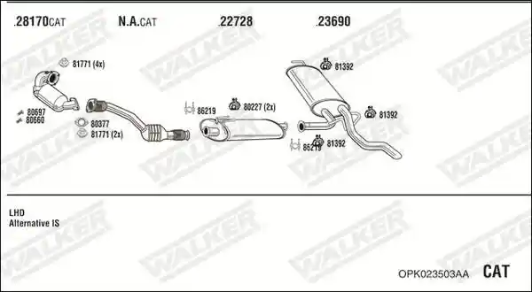 WALKER OPK023503AA