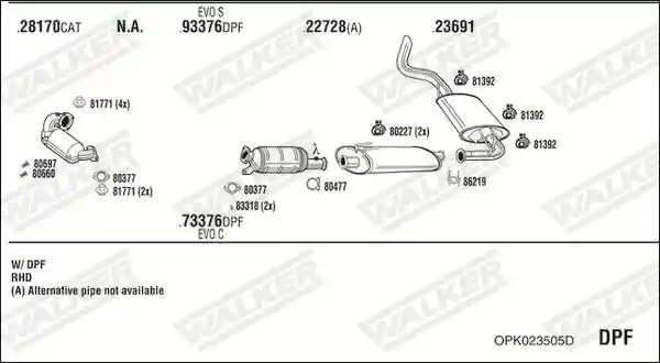 WALKER OPK023505D