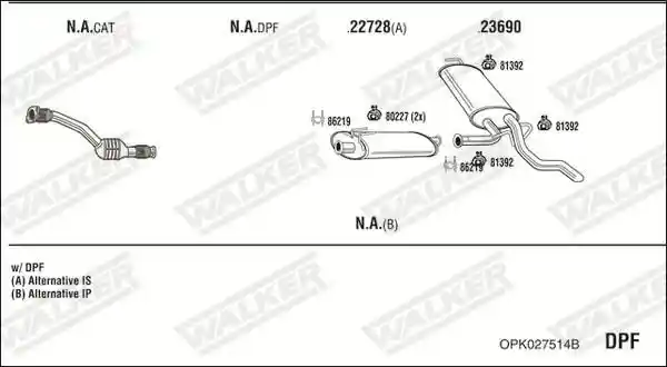 WALKER OPK027514B