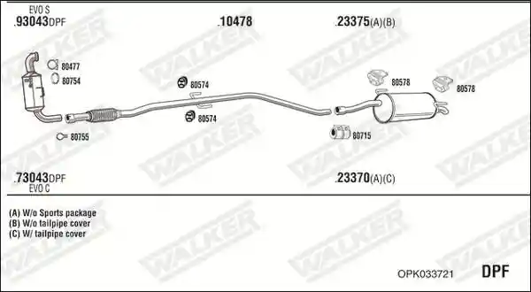 WALKER OPK033721