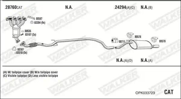 WALKER OPK033723