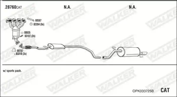 WALKER OPK033725B