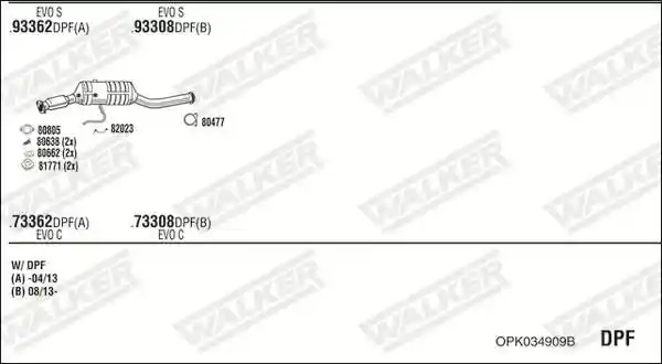 WALKER OPK034909B