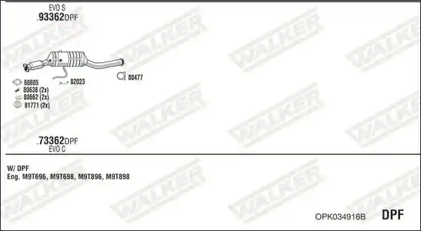 WALKER OPK034916B
