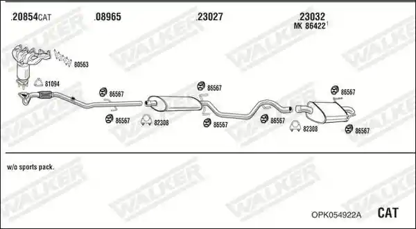 WALKER OPK054922A
