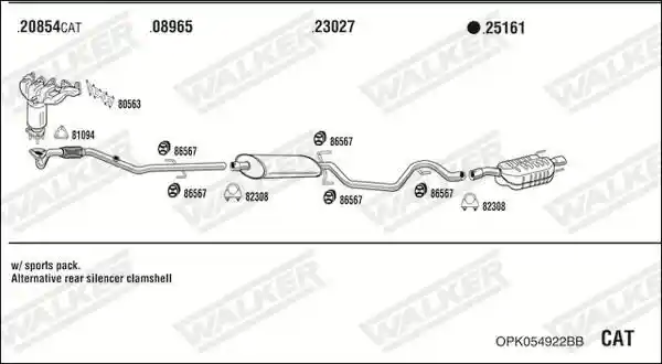 WALKER OPK054922BB