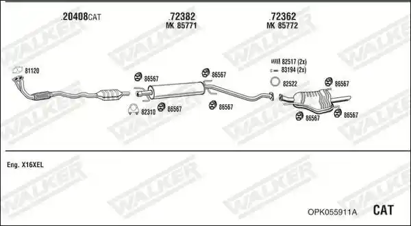 WALKER OPK055911A