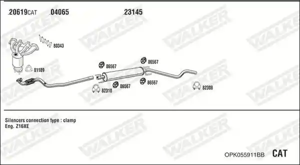 WALKER OPK055911BB