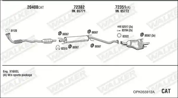 WALKER OPK055912A