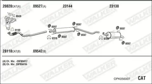 WALKER OPK056007