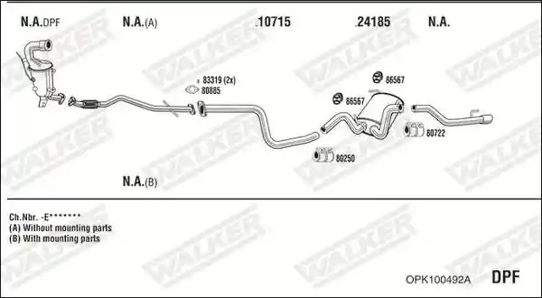 WALKER OPK100492A