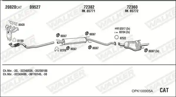 WALKER OPK100905A