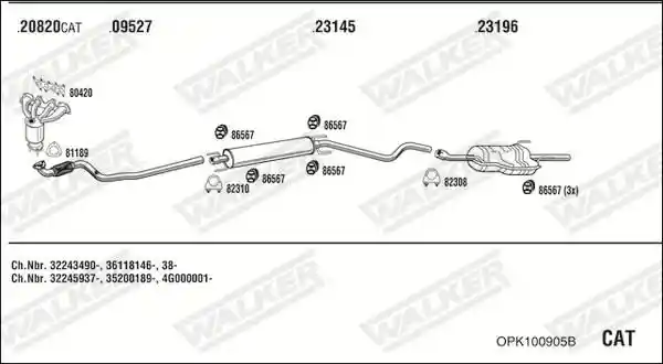 WALKER OPK100905B