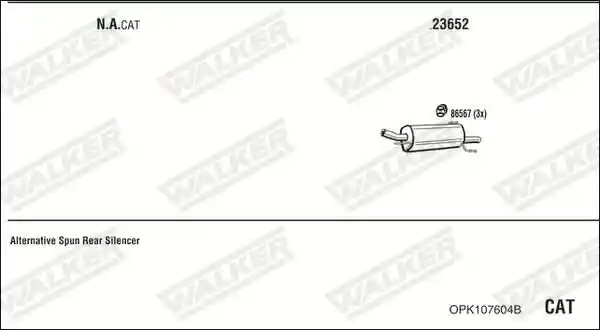 WALKER OPK107604B