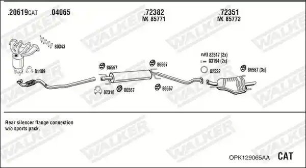 WALKER OPK129065AA