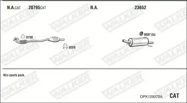 WALKER OPK129072A