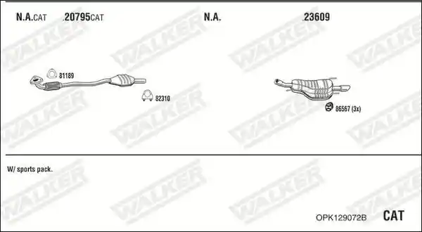 WALKER OPK129072B