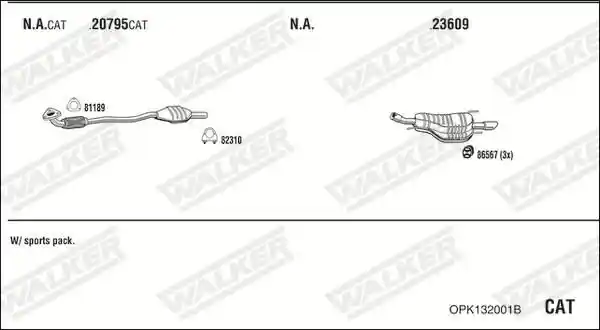 WALKER OPK132001B