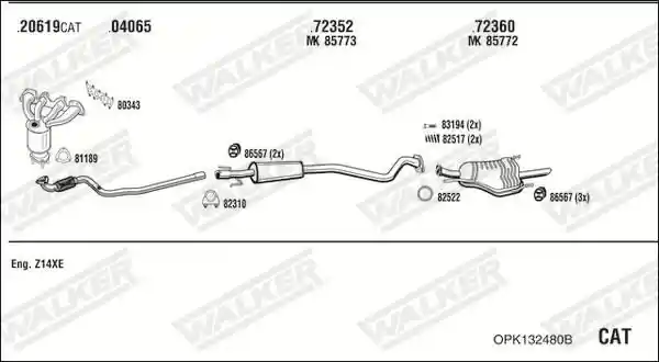 WALKER OPK132480B