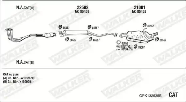 WALKER OPK132635B