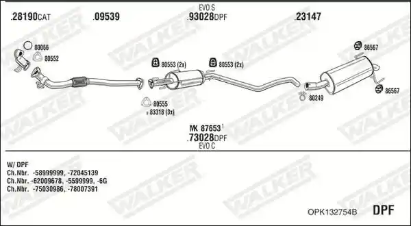 WALKER OPK132754B