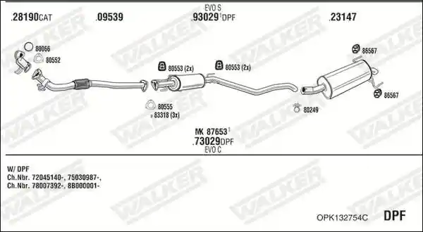 WALKER OPK132754C