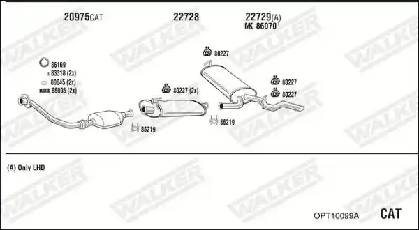 WALKER OPT10099A