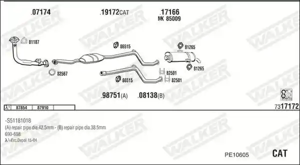 WALKER PE10605