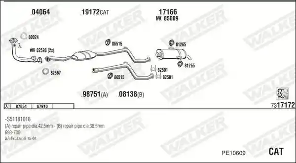 WALKER PE10609