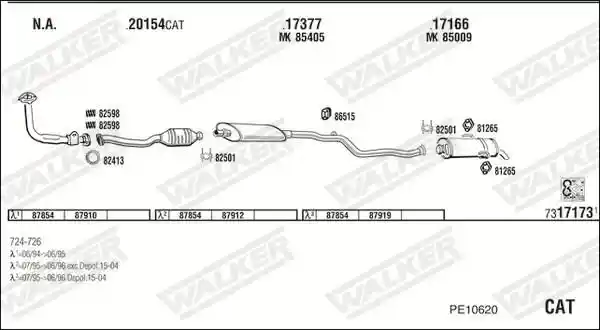 WALKER PE10620