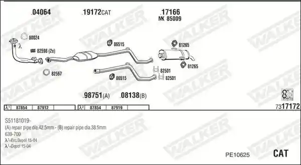 WALKER PE10625