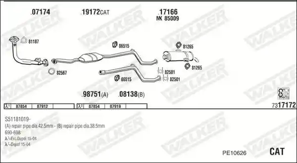 WALKER PE10626
