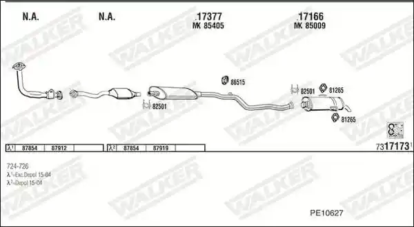 WALKER PE10627