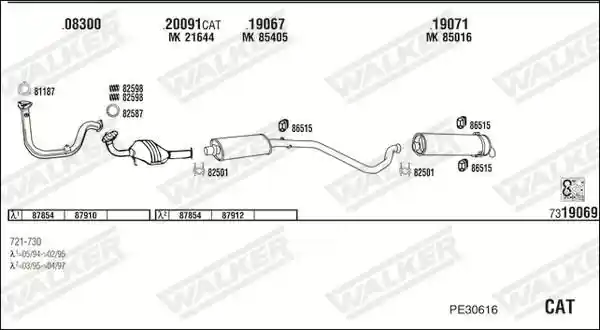 WALKER PE30616