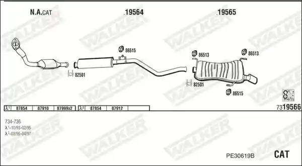 WALKER PE30619B