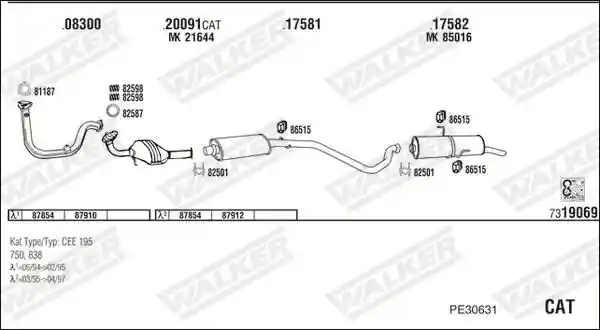 WALKER PE30631