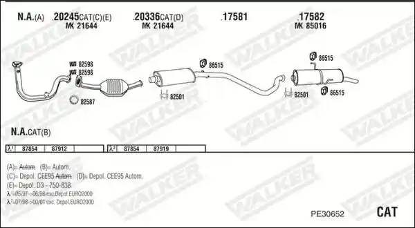 WALKER PE30652