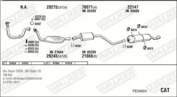 WALKER PE30654