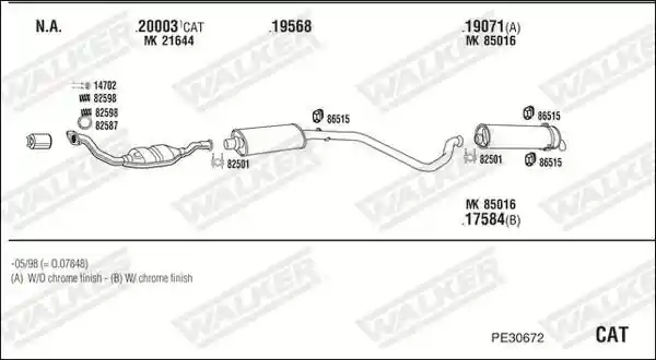WALKER PE30672