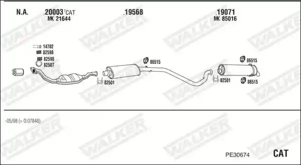 WALKER PE30674