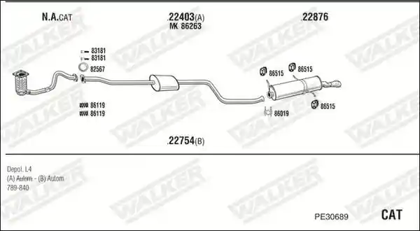 WALKER PE30689