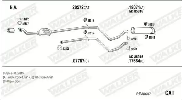 WALKER PE30697
