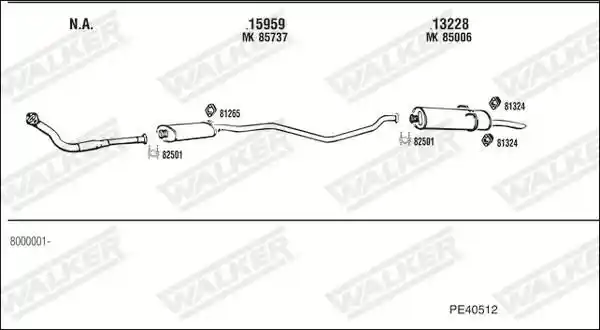 WALKER PE40512