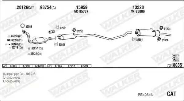 WALKER PE40546