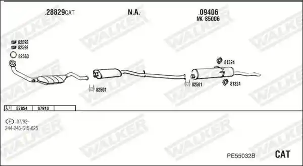 WALKER PE55032B