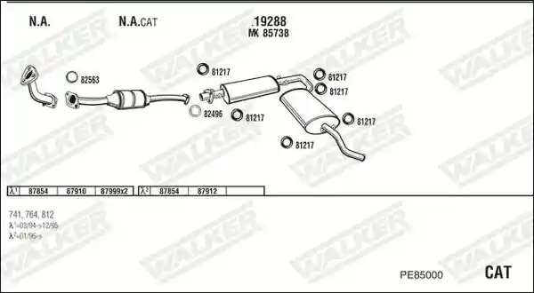 WALKER PE85000
