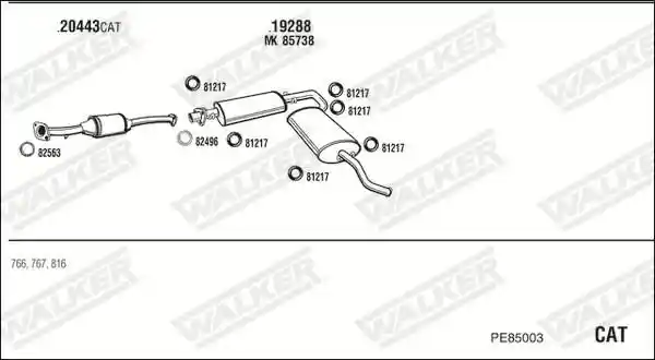 WALKER PE85003